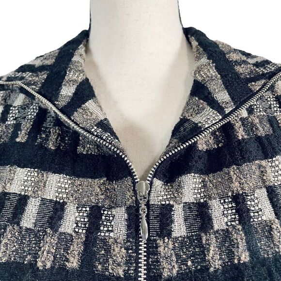Vintage Randy Kemper Women’s Size 6 Textured Wool Zip up Jacket Made in USA - Picture 5 of 14